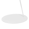 Okrągła lampa podłogowa z abażurem Alice 5386 Nowodvorski salonowa biała