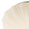 Lampa sufitowa Cafe CAF502 Dar Lighting muszelka szklana IP44 biała