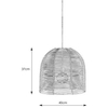 Zewnętrzna LAMPA wisząca GARDEN24 107990 Markslojd druciana OPRAWA zwis LED 2.86W na taras IP44 czarny