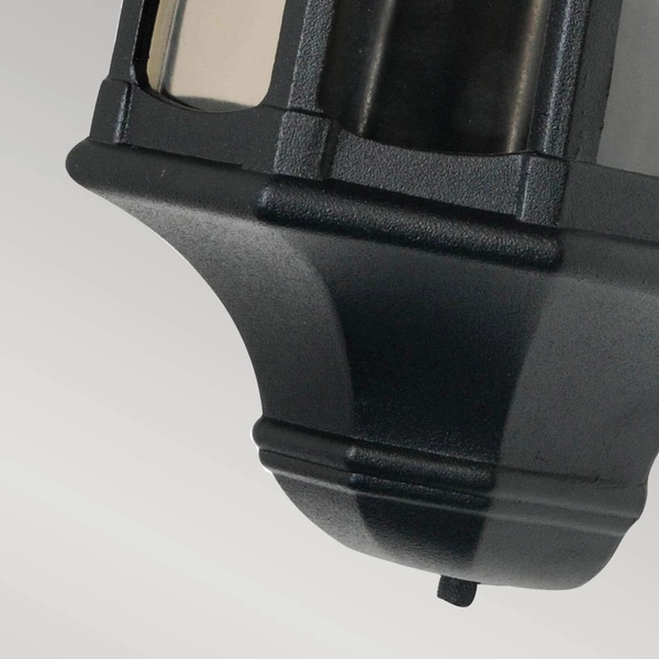 Elewacyjna lampa ogrodowa Newbury GZH-NB7 Garden Zone IP44 przezroczysta czarna