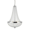 Wisząca lampa kryształowa Granso107551 pokojowa łańcuszki ip44 chrom