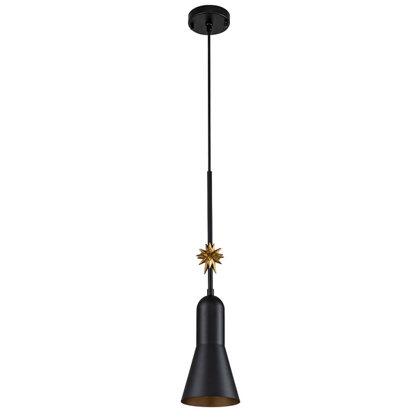 Lampa wisząca salonowa Etoile ETOILE-P-S-MB czarny złoty