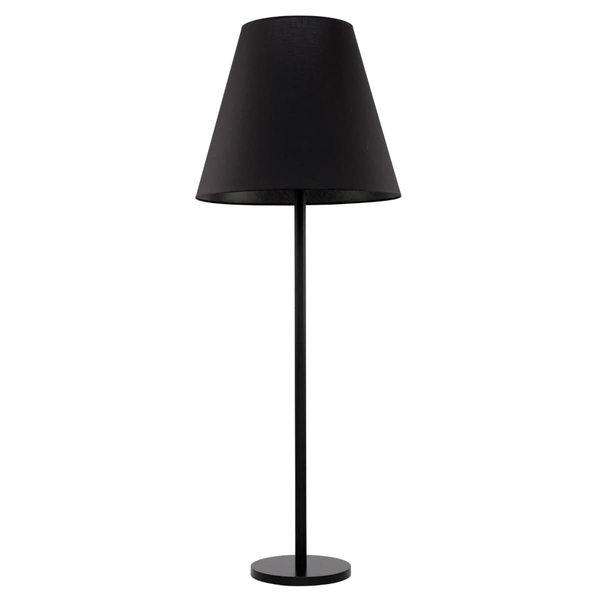 Podłogowa lampa do sypialni Moss 9736 Nowodvorski abażurowa czarna