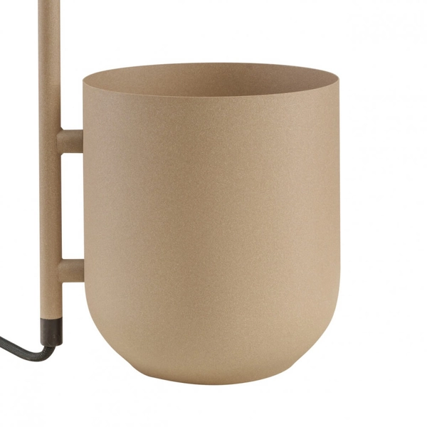 Skandynawska lampa biurkowa Botanica Wood 41110107 Kaspa regulowana beżowa