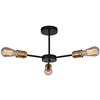 Lampa sufitowa GOLDIE 33-55750 industrialna żarówki sticks patyna czarne