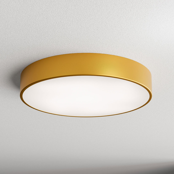Natynkowa lampa złota 137623691910 metalowy plafon do holu