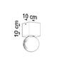 Downlight LAMPA sufitowa SL.0681 betonowa OPRAWA kostka cube beton szara