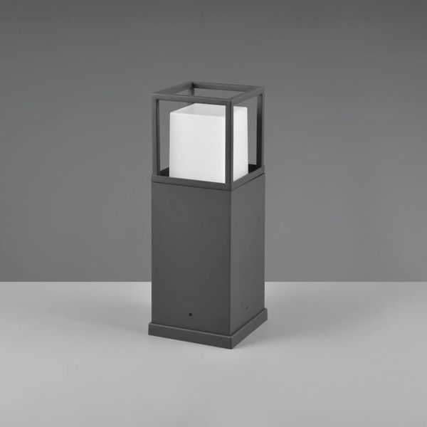 Metalowy słupek na taras PORTOR DL142577860 LED 14,5W 2300-4000K IP54 antracyt