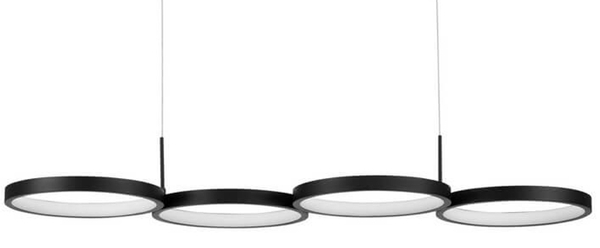 Designerska lampa wisząca GARCIA LE42829 Luces Exclusivas LED 41W 3000K czarna