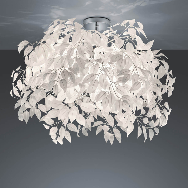 Sufitowa lampa Leavy R60463001 RL Light gałązki chrom biała