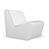 Podświetlany solarny fotel Tarida MOBTDS66SSNW King Home IP65 biały