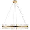 Żyrandol glamour Lugano DN925-85 Step LED 60W kryształy glamour złoty