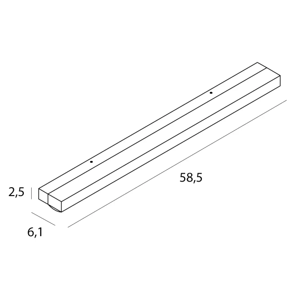 Ścienna lampa nad lustro Trio W0402D LED 7W 3000K IP44 czarny