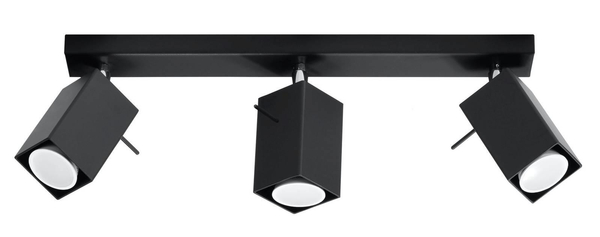 Reflektorki LAMPA sufitowa SL.0101 plafon OPRAWA metalowa czarna