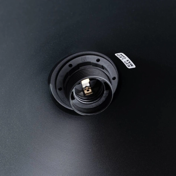 Lampa zwisająca do sypialni Zuma SL.1326 stożkowa trójkąt czarna