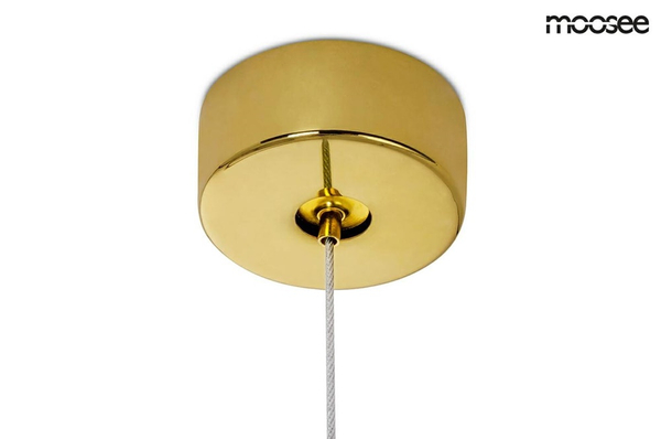 Wiszący pierścień Ring Luxury LED 60W 3000K złoty zwis
