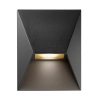 Metalowa lampa ścienna na taras PONTIO 2218171003 IP54 czarny