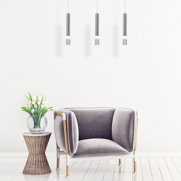 LAMPA wisząca ICE ML322 Milagro zwis OPRAWA listwa sufitowa LED 15W 4000K tuby sople chrom