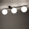 Lampa sufitowa Pik 10301 szklane klosze białe czarne