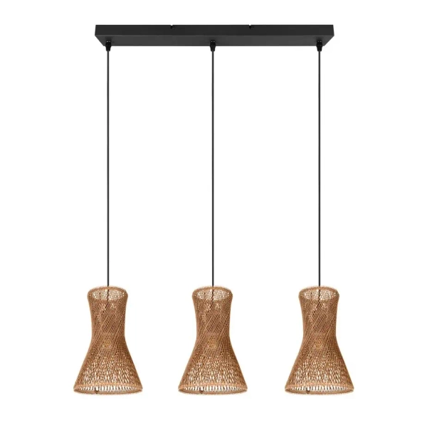 Jadalniana lampa wisząca BIJOU R31833026 boho brązowy czarny