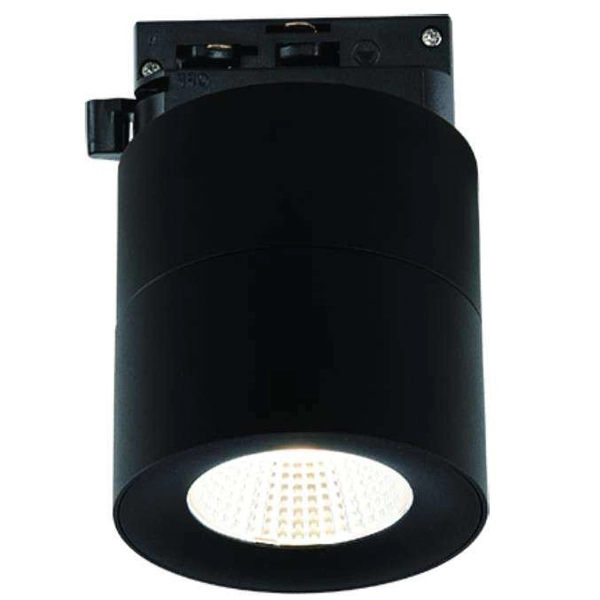 LAMPA sufitowa Mone Nero Track Orlicki Design metalowa OPRAWA LED 7W 3000K do systemu szynowego 1-fazowego czarna
