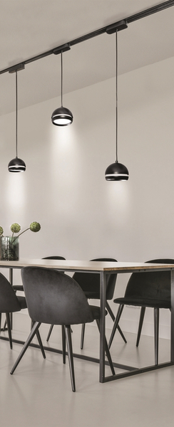 Ledowa lampa sufitowa Neo AZ5128 10W do systemu szynowego 1-faz czarna 