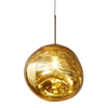 Wisząca połyskująca lampa GLAM MP-1239-280 gold do salonu kula złota