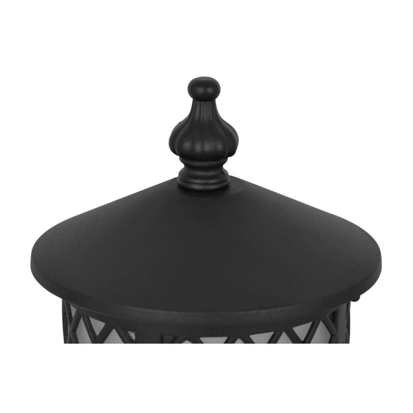 Stojąca lampa ogrodowa Chicago K-8217 Kaja IP44 lampion metalowa czarna