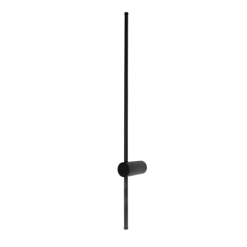 Podłużny kinkiet ledowy Spirit W0415 LED 12W 3000K liniowy czarny