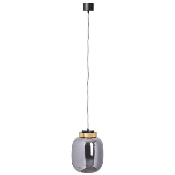 Wisząca lampa Boom 9969P/A Step LED 24W 3000K klosz szklany mosiądz dymiona