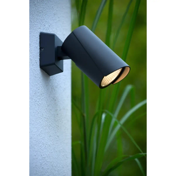 Kinkiet ścienny Manal 27896/12/29 Lucide LED 12W 3000K IP65 tubka antracyt