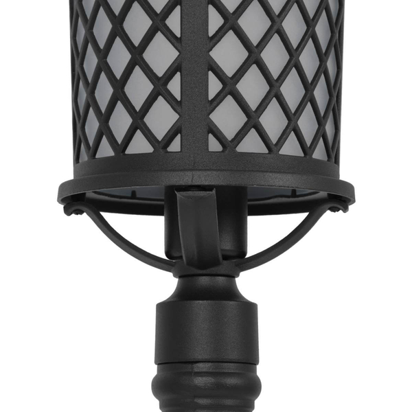 Stojąca lampa ogrodowa Chicago K-8217 Kaja IP44 lampion metalowa czarna