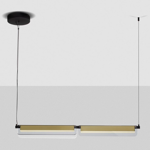 Lampa wisząca ROCA LE44230 LED 20W 3000K belka czarna złota