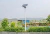 Solarna lampa uliczna INB-G03-40W+FA1M+SO4M Greenie LED 40W RGB z czujnikiem szara