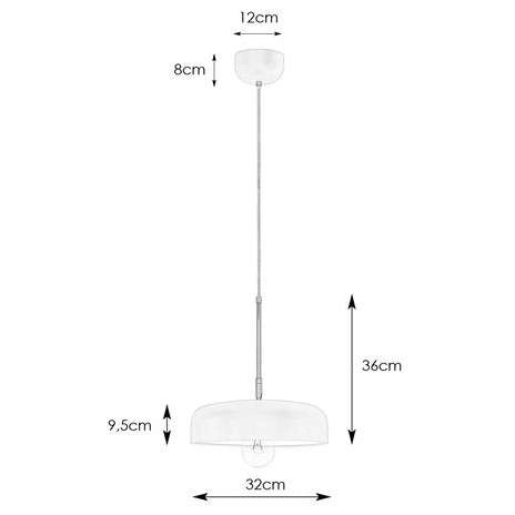 Wisząca LAMPA loftowa CAEN 107924 Markslojd metalowa OPRAWA regulowany ZWIS hygge mosiądz szara