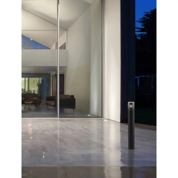 Stojąca lampa ogrodowa BARCA LE71500 słupek IP65 grafitowa outlet