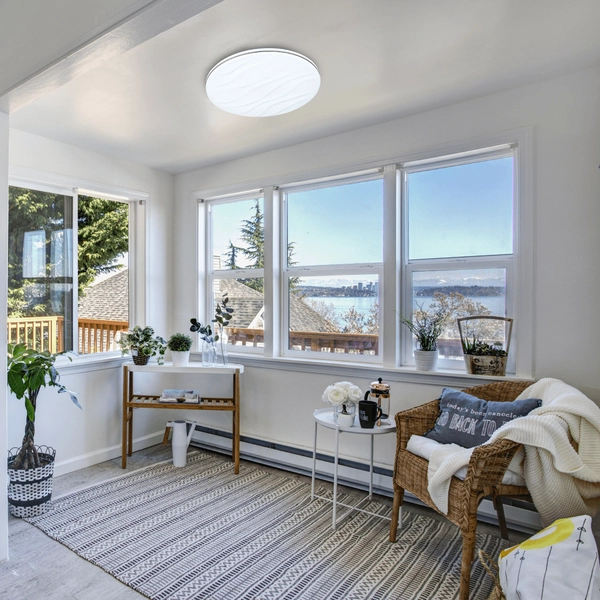 Plafon okrągły z pilotem Desert 324313 LED 72W 3000-6000K IP44 biały