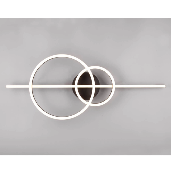 Okrągła lampa sufitowa pilot MONTILLA 643010332 LED 54W 2700-6000K czarny