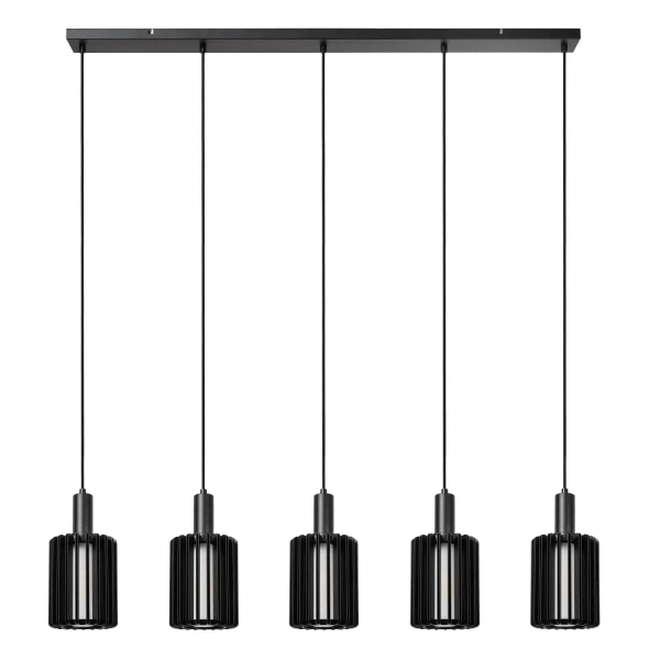 Nowoczesna lampa wisząca Lambres 45410/05/30 na listwie czarna