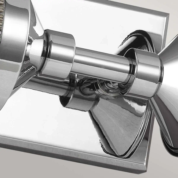 LAMPA ścienna Paulson FE-PAULSON2 Elstead FEISS kinkiet OPRAWA metalowa industrialna IP44 polerowany chrom przezroczysta