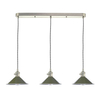 Wisząca lampa do jadalni Hadano HAD3661-07 Dar Lighting zielona chrom