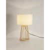 Bambusowa lampa stołowa do jadalni UVENZIA LE45384 naturalna