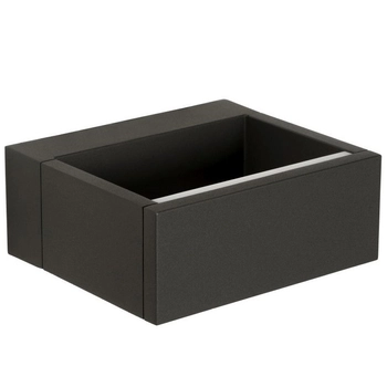 Kwadratowa lampa elewacyjna Goa 28857/06/30 LED 6W 3000K grafitowa