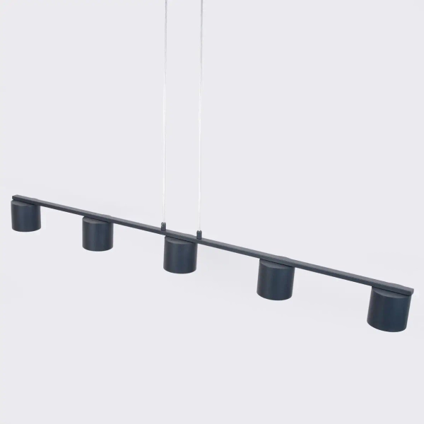 Wisząca lampa nad stół Mila 5 41363 do jadalni zwis grafitowy