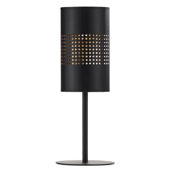 Stolikowa lampka ażurowa Bogart 5118 TK Lighting okrągła czarna