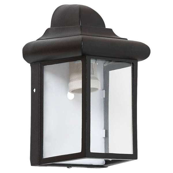 Zewnętrzna LAMPA ścienna NORVICH 8754 Rabalux elewacyjna OPRAWA ogrodowy kinkiet outdoor IP43 antyczne złoto przezroczysty