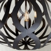 Metalowa wisząca lampa Sirolo 81750 na łańcuchu antyczna brązowa