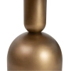 Metalowy stolik kawowy RINGO MM001501100392 czarny złoty dekor marmuru 50cm