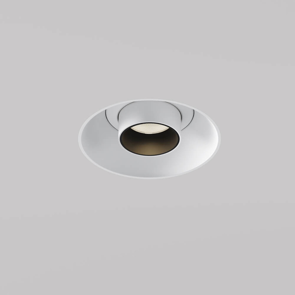 Sufitowa lampa podtynkowa Focus C140TRS-L300-7W3K-W LED 7W 3000K tuba biała