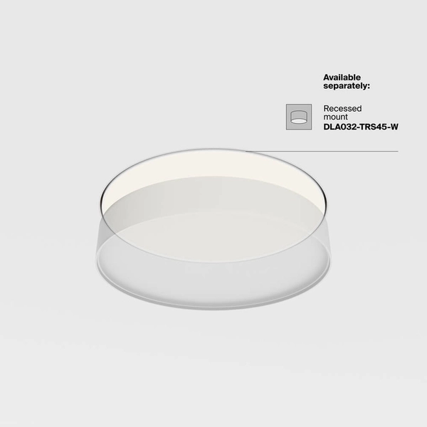 Plafon jadalniany Zon C032CL-45W3K-RD-B Maytoni LED 45W 3000K czarny